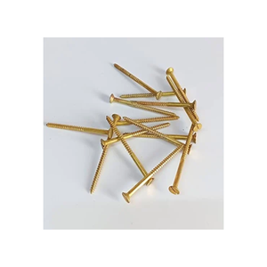 Vis à bois en laiton robustes, fourniture OEM, fixations de précision pour le bois, les meubles, les armoires et les équipements industriels - Product Image 4