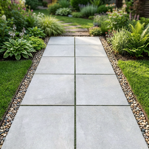 Baldosas de Porcelana para Patio de Alta Resistencia, Antideslizantes, de Piedra de Fresno, para Jardín y Exteriores, 20 mm R11, 600x600 mm - Product Image 1