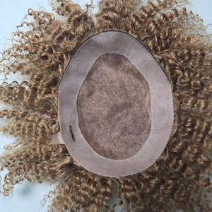 Prothèse capillaire homme en cheveux humains indiens Remy bouclés, base mono - TAZ HAIR BANGLADESH - Product Image 1