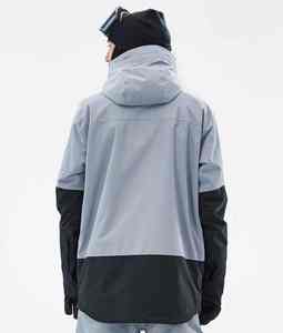 Chaqueta de Esquí SUMROOS para Hombre, Conjunto de Esquí Impermeable, Ropa Deportiva para Exteriores, Chaqueta de Esquí Azul/Negro Suave - Product Image 3