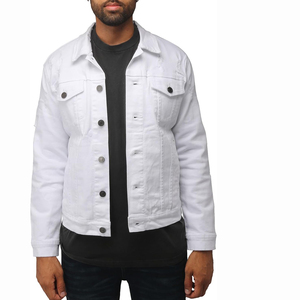 Veste en jean de qualité supérieure, quantité en gros, logo personnalisé, tissu en coton, coutures durables, vêtements décontractés pour hommes, nouveau style - Product Image 1
