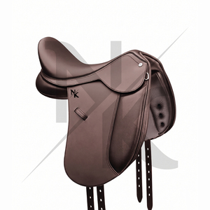 Handmade Dressage Saddle Genuine Leather Horse Riding Tack Deep Seat <b>Equestrian</b> English Wood Tree Pakistan - Product Image 5