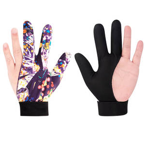 New Standard Design Unisex <b>Snooker</b> Gloves Breathable High Elasticity Material Adjustable Wrist Strap Non-Slip Sports Wear - Product Image 1