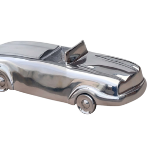 Support de Savon Décoratif en Aluminium Premium Modèle Voiture, Plateau Organisateur de Salle de Bain en Métal Antique, Porte-Brosse à Dents, Porte-Savon en Verre - Product Image 1