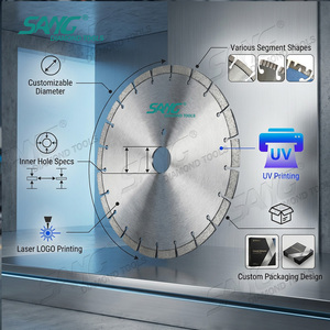 Lame de scie diamantée segmentée Arix, soudée au laser, outils de sciage du béton pour <span class=keywords><strong>la</strong></span> construction, scie murale, disque de coupe pour béton armé - Product Image 5