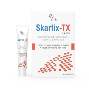 ฟิกซ์เดอร์มา ทรานเน็กซามิก แอซิด + 2% โคจิก แอซิด + 1% อาร์บูติน สการ์ฟิกซ์ -TX ครีมทาหน้า |   ครีมกำจัดเม็ดสี - 15 กรัม - Product Image 1
