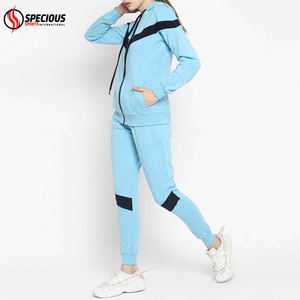 Ensemble de survêtement décontracté pour femme, imprimé, hiver, deux pièces, sweat à capuche et pantalon de jogging, respirant, en coton - Product Image 2