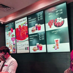 Custom OEM ODM Ultra-Thin LED Poster <b>Frame</b> Slim Advertising Light Box for Cinema & Restaurant Signage - Product Image 1