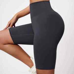 High Elastic Waist Yoga <b>Leggings</b> Yoga Shorts Women's Top Flat Angle Shaper Pants Buttocks Lifting Body <b>Shaping</b> Hip Slim shorts - Product Image 4