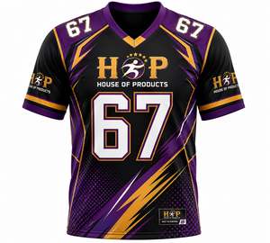 Professional Custom Men's American Football <b>Fan</b> Jersey Sublimated V-Neck Performance Sports Shirt Moisture Wicking Lightweight - Product Image 6