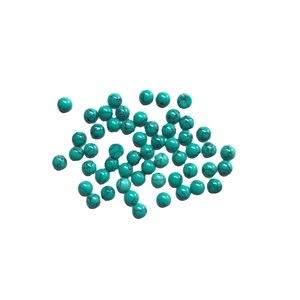 Cabujón turquesa sintético de calidad AAA de 4mm al por mayor, parte superior suelta, calibrado, fabricación de joyas, laboratorio creado, blanco, azul, verde, bajo - Product Image 5