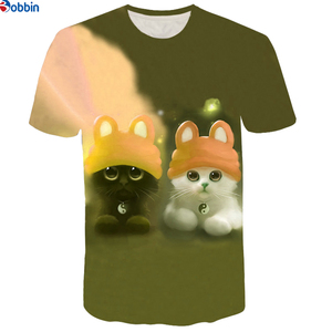T-shirt pour homme, sublimation, vente flash, t-shirts imprimés en 3D, col rond, manches courtes, tee-shirt pour enfants et adultes, hauts tendance - Product Image 1