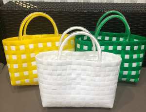 Bolsa de plástico hecha a mano de gran venta, bolsa sostenible y duradera para el hogar y los viajes, LOTO AZUL de Vietnam - Product Image 6