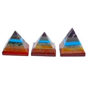 Venta al por mayor cristales de piedra de ágata natural lapislázuli a granel Feng Shui pirámides curativas piedras preciosas para la meditación - Product Image 3