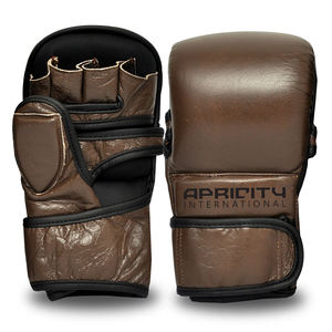 Guantes de Boxeo de Cuero Genuino, Impermeables, Ligeros, con Correa de Muñeca Ajustable y Protección UV para Adultos, Muay Thai, Kickboxing, MMA - Product Image 1