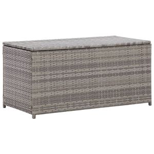 Scatola portaoggetti in Rattan grigio 39.4 "x 19.7" x 19.7" - Product Image 1