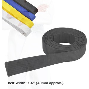 2026 Double Wrap 4cm Thickness Karate Taekwondo Judo Belt Custom Logo Print Solid Rank Martial Arts Instructed by - Product Image 1