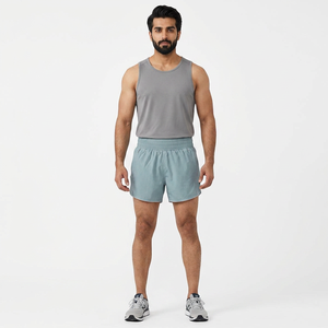Shorts de boxe en polyester bleu clair pour hommes Five B, coupe décontractée, respirant, pour l'entraînement et la compétition, taille adulte - Product Image 2