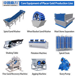Zhongyu dingli पूर्ण लाइन सोने खनन उद्योग सोने अयस्क संयंत्र रॉक क्रशर बॉल मिल सोना केंद्रित मशीन अनुकूलित - Product Image 3