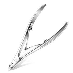 Coupe-ongles professionnel en acier inoxydable, lame biseautée incurvée, pointe acérée, ouverture large, durable, pour usage adulte, ongles épais - Product Image 6