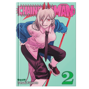 Chainsaw Man Vol 2 par l'auteur Tatsuki Fujimoto, livre broché personnalisé, impression de couverture souple - Product Image 1
