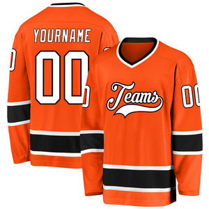 High Quality Premium Quality Wholesale Price Custom Team Name Ice Hockey Jersey Uniform and Hockey <b>Shirt</b> - Product Image 2