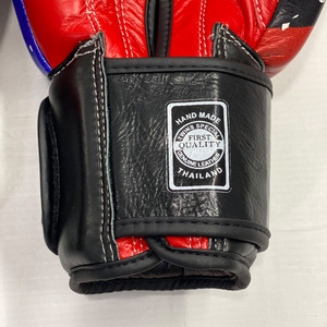 Guantes de Boxeo Muay Thai Twins con Estampado de Bandera FBGVL3-44TH, Cuero Vacuno Genuino, Correa para la Muñeca, Guantes de Entrenamiento y Sparring - Product Image 4