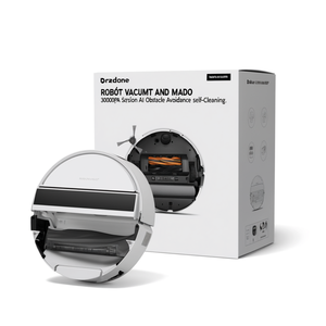Robot Vacuum and <b>Mop</b> with 30000Pa Suction AI Obstacle Avoidance Self-Cleaning - Product Image 2