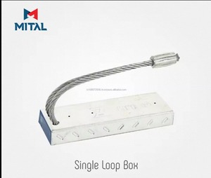 Boîtes de connexion à boucle simple en acier inoxydable haute résistance durables, solutions industrielles sur mesure pour applications en béton - Product Image 5