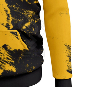 Sweat-shirt d'hiver personnalisé brodé en polyester sublimé, respirant, pour le sport et le fitness, vêtements d'équipe de gym en gros, entraînement unisexe - Product Image 5