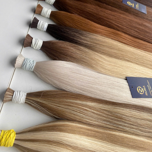 Rusa Hanoi Cheveux Humains Vierges Vietnamiens en Vrac, Double Trame Faite à la Machine, Super Double Drawn, 100g, Pointes Pleines, Toutes Couleurs, Logo Personnalisé - Product Image 6