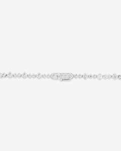 2.79 CTW Lab Grown Diamond IGI Certified Tennis Bracelet 14K White Gold Rhodium Plated Brilliant Prong Set Fine Jewelry - Product Image 2
