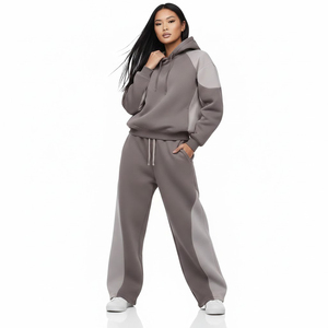 Survêtement tendance surdimensionné personnalisé en tissu 100% coton pour le sport ou les occasions décontractées, design entièrement personnalisé, unisexe - Product Image 3