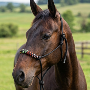 HM GLOBAL Cuerda de Nylon Trenzado Multicolor de Alta Calidad, Duradera y de Larga Duración, con Herrajes de Hierro Niquelado para Caballos Western - Product Image 3