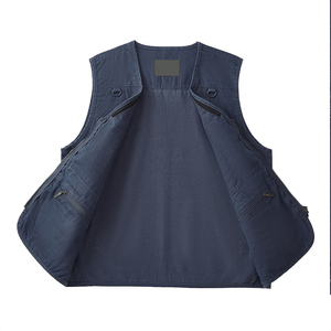 Nuevo Diseño, Chaleco Táctico Casual de Invierno para Hombre, Diseño Personalizado, Múltiples Bolsillos, Transpirable, Servicio OEM, Chaleco Cargo - Product Image 4