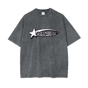 Nuevas Camisetas de Hombre de Moda Urbana, Estilo Retro con Lavado Ácido, Corte Holgado y Gráficos, de la Mejor Calidad 2026 - Product Image 5