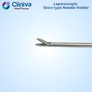 <b>Laparoscopic</b> Storz Type Needle Holder Straight Jaw High Quality Reusable Surgical <b>Instruments</b> - Product Image 3