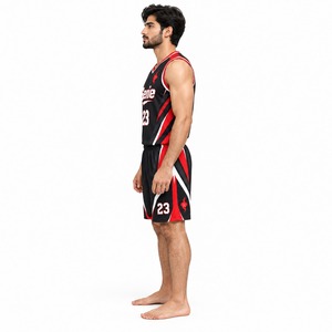 Conjunto de Camiseta y Pantalones Cortos de Baloncesto para Hombre, Uniforme Deportivo Transpirable, Ropa Deportiva para Entrenamiento, Juego, Práctica, Ejercicio y Alto Rendimiento - Product Image 3