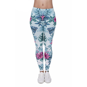 เลกกิ้งออกกำลังกายเอวสูงผ้ายืดสี่ทิศทางไร้ตะเข็บลายมัดย้อมพร้อมเชือกผูกเอวสำหรับผู้หญิง ช่วยยกกระชับสะโพก เหมาะสำหรับโยคะและฟิตเนส - Product Image 1