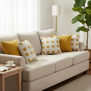 SOGA 5-PC Botanical <b>Garden</b> and Meadow Pillowcase Set Forest Green Diamond Pattern <b>Cushion</b> <b>Covers</b> - Product Image 2