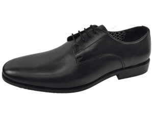 Chaussures habillées noires en peau de mouton à bout pointu pour hommes Dlords, style Oxford à enfiler, pour le bureau et la carrière, toutes saisons, couleur unie, semelle extérieure en TPR, EVA - Product Image 2