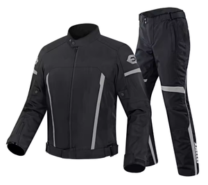 Ensemble veste et pantalon de moto unisexe, imperméable, % polyester, anti-UV, ignifuge, séchage rapide, respirant, coupe-vent - Product Image 3
