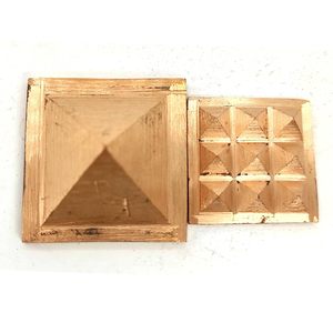 Conjunto de Pirámides de Cobre Puro para Remedios Vastu y Energía Positiva, Pirámide de los Deseos 100x Potente para Objetivos y Manifestación de Deseos - Product Image 3