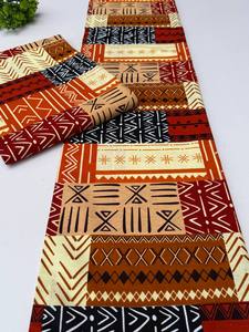 Tela Africana Premium Multicolor con Estampado de Cera, 100% Algodón, para Confección de Ropa y Costura, Mercado de Mozambique - Product Image 5