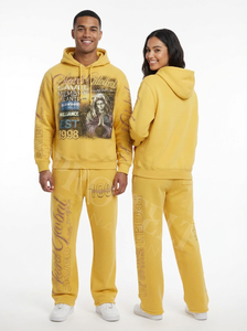 Ensemble jogging et sweat à capuche pour homme, hiver, avec logo personnalisé, motifs religieux, streetwear tendance, vêtements de sport, survêtements - Product Image 2