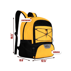 Bolsas de fútbol ligeras con correa de hombro ajustable y cremallera suave - Product Image 3