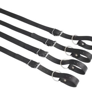 Esposas de Cuero Resistentes con Acolchado Grueso y Hebillas Bloqueables - Product Image 4