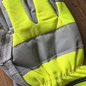 Guantes de Trabajo de Cuero Vacuno con Logotipo Personalizado, Diseño Nuevo, Resistentes al Calor y a las Chispas, Guantes de Protección Industrial - Product Image 4