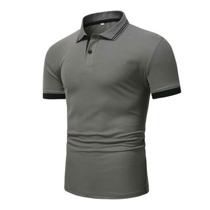 2026 Best Quality Stylish collar men polo shirt cotton short sleeve shirt breathable summer casual wear comfortable daily outfit - Product Image 1