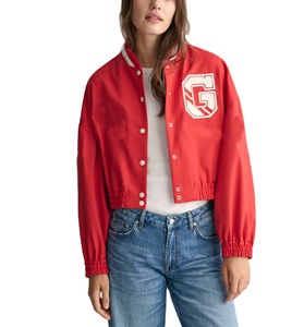Venta al por mayor Raw Vintage Suede Bomber Jacket Mujeres Personalizado Tallas grandes Ecológico Reversible Forro de lana Turn Collar Street - Product Image 1